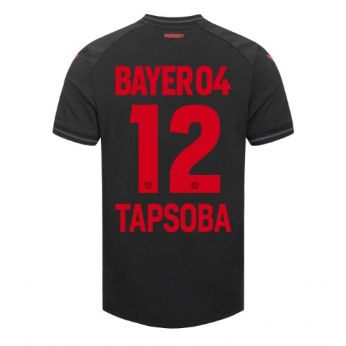 Fotbalové Dres Bayer Leverkusen Edmond Tapsoba #12 Domácí 2023-24 Krátký Rukáv